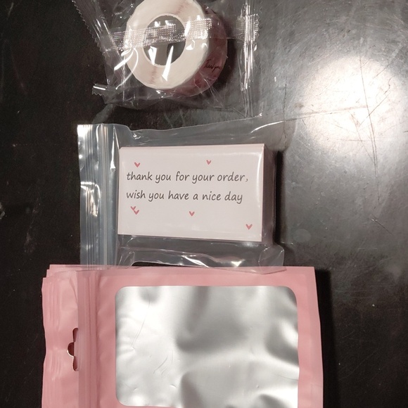 Pink Thank You Cards with Envelopes And Stickers (580 Pieces!) - Picture 3 of 3